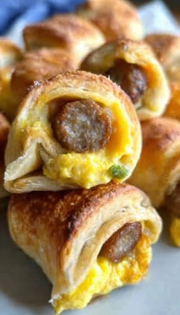 Sausage And Egg Roll Ups