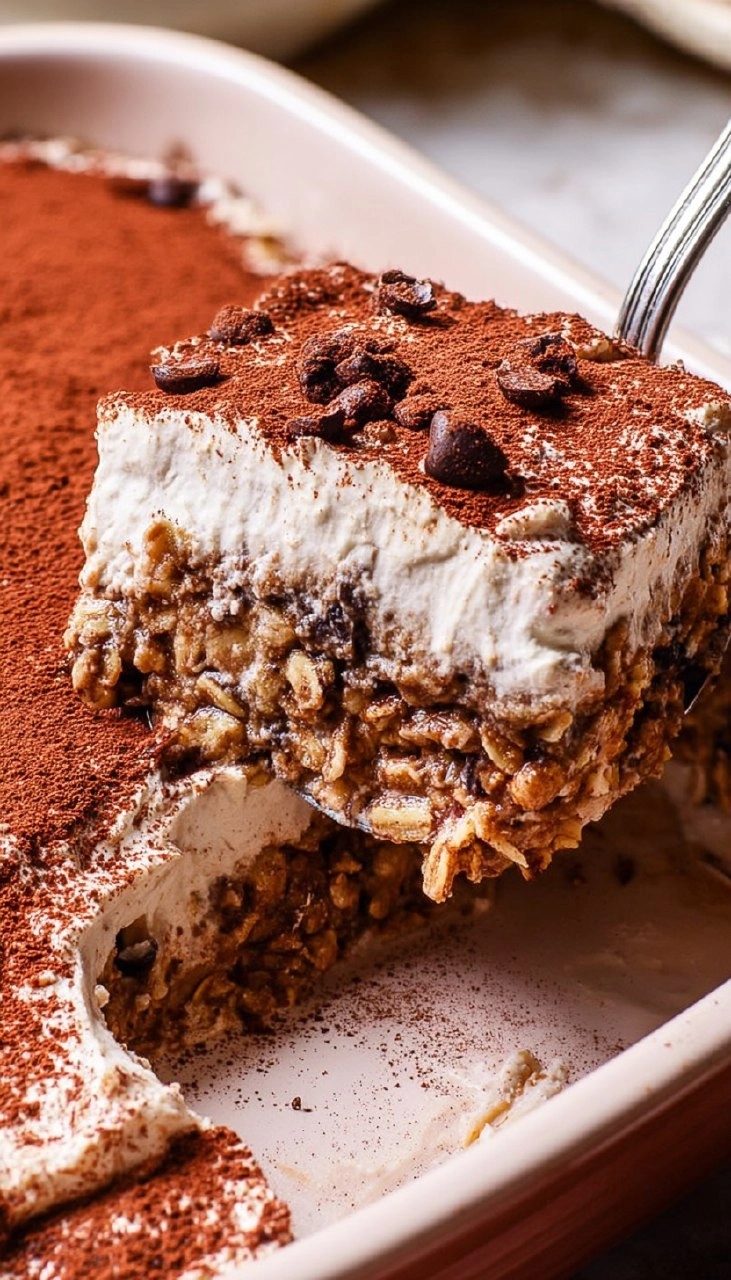 Tiramisu Baked Oatmeal 7 Tiramisu Baked Oatmeal