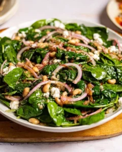 Wilted-Spinach-Salad-Recipe