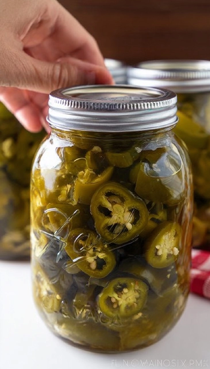 Canned Pickled Jalapeños 7 Canned Pickled Jalapeños