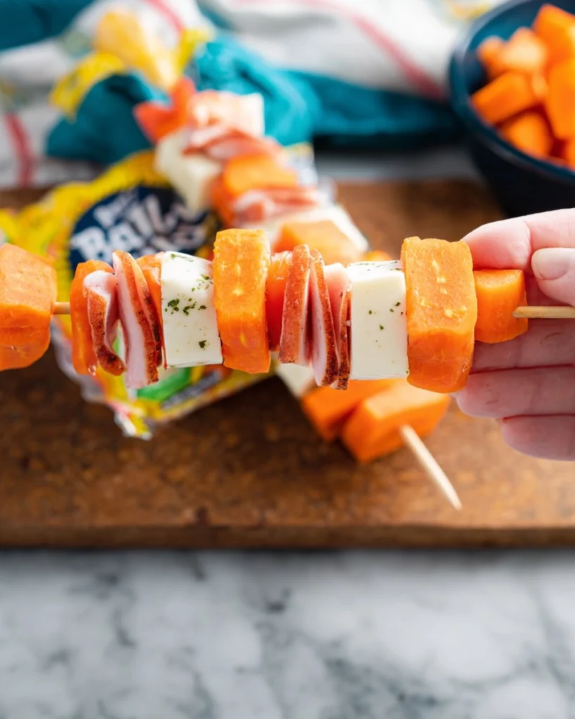 Carrot-Cheese-Turkey-Skewers-Recipe