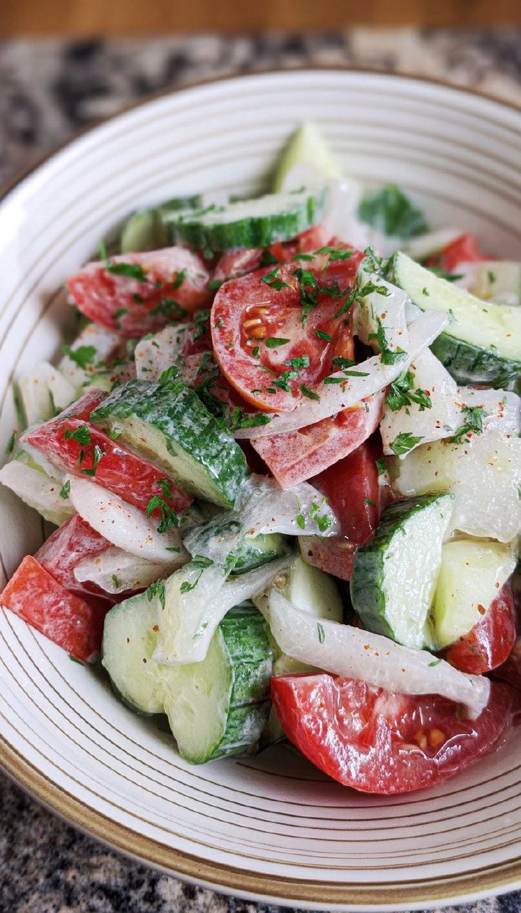 Cucumber Tomato Salad 7 Cucumber Tomato Salad