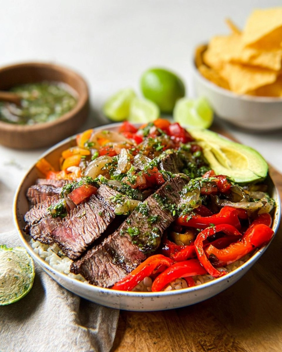 Home 1 Grilled-Steak-Fajita-Bowls-With-Chimichurri-Recipe