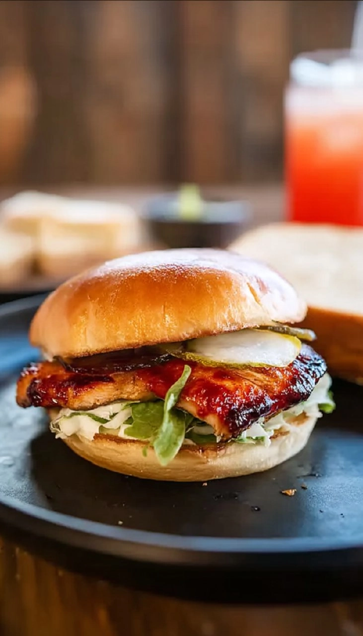 Raspberry Chipotle Chicken Sandwich 7 Raspberry Chipotle Chicken Sandwich