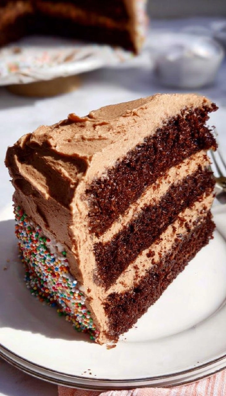 Sour Cream Chocolate Layer Cake 7 Sour Cream Chocolate Layer Cake