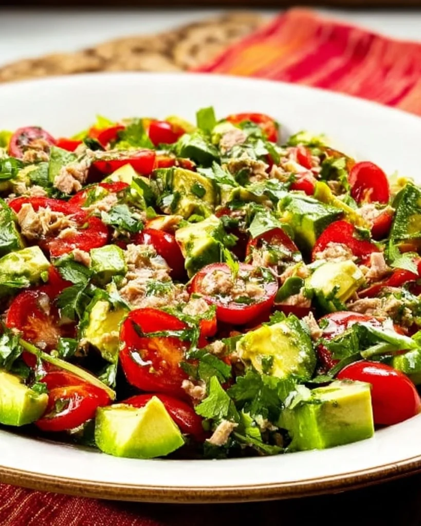 Tuna-Avocado-Tomato-Salad-Recipe