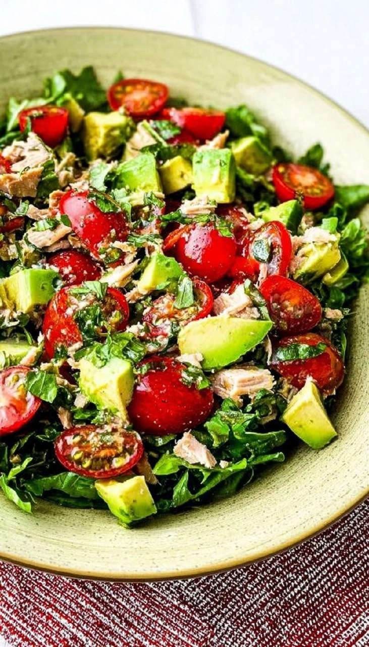 Tuna Avocado Tomato Salad