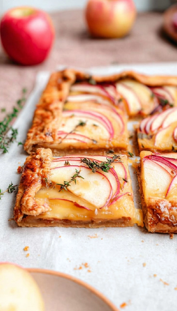 Apple Cheddar Galette