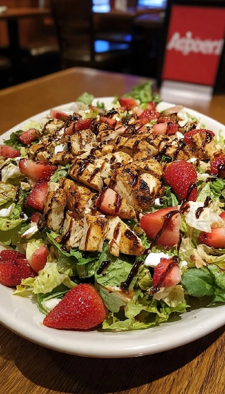 Applebee&Amp;Apos;S Strawberry Balsamic Chicken Salad
