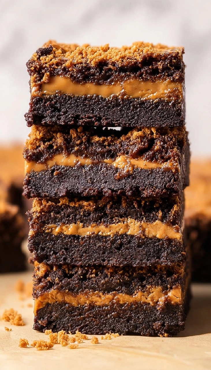 Biscoff Brownies 7 Biscoff Brownies