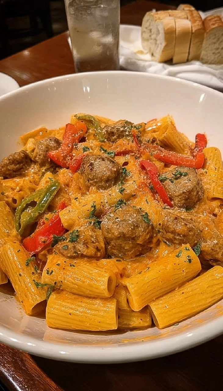 Olive Garden Spicy Sausage &Amp; Peppers Rigatoni 7 Olive Garden Spicy Sausage &Amp; Peppers Rigatoni