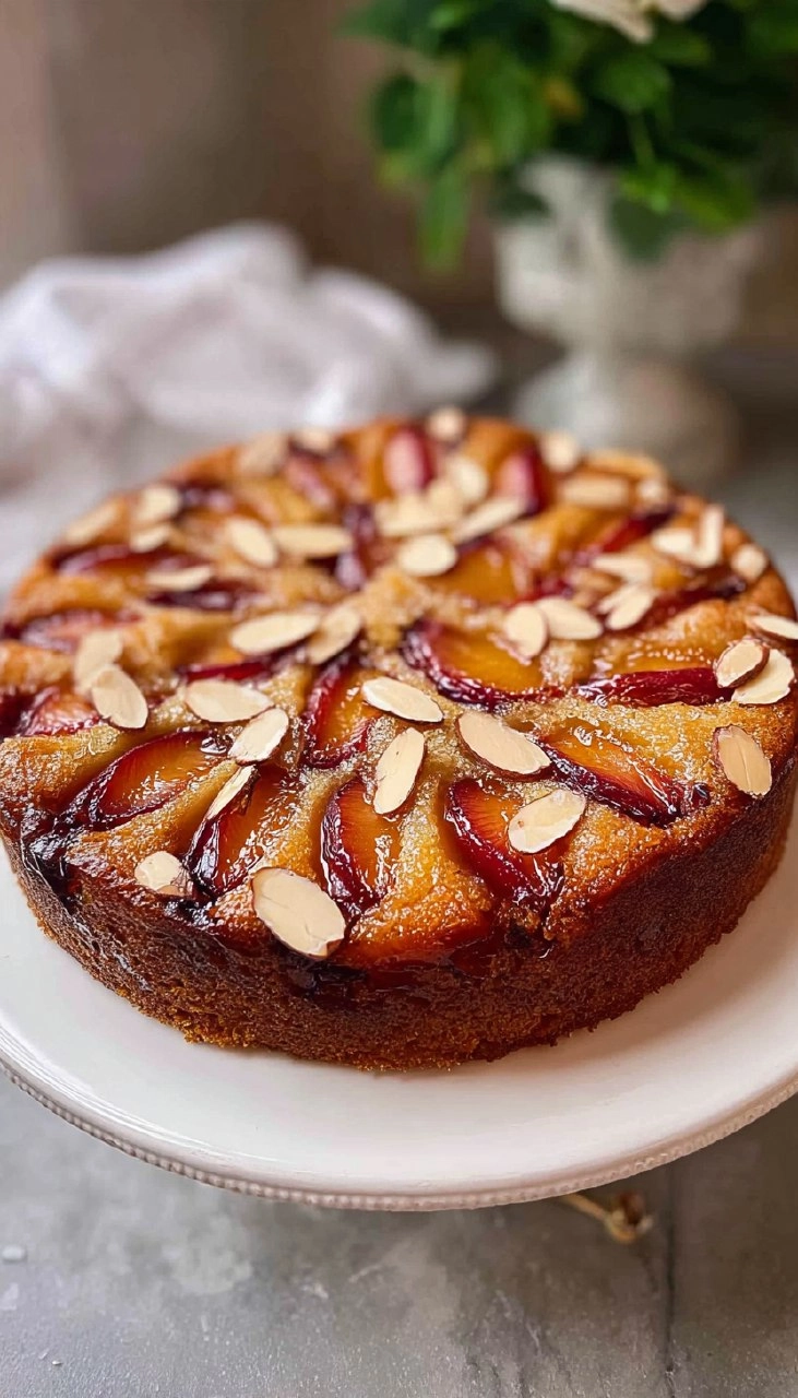 Plum Cake With Almonds 7 Plum Cake With Almonds