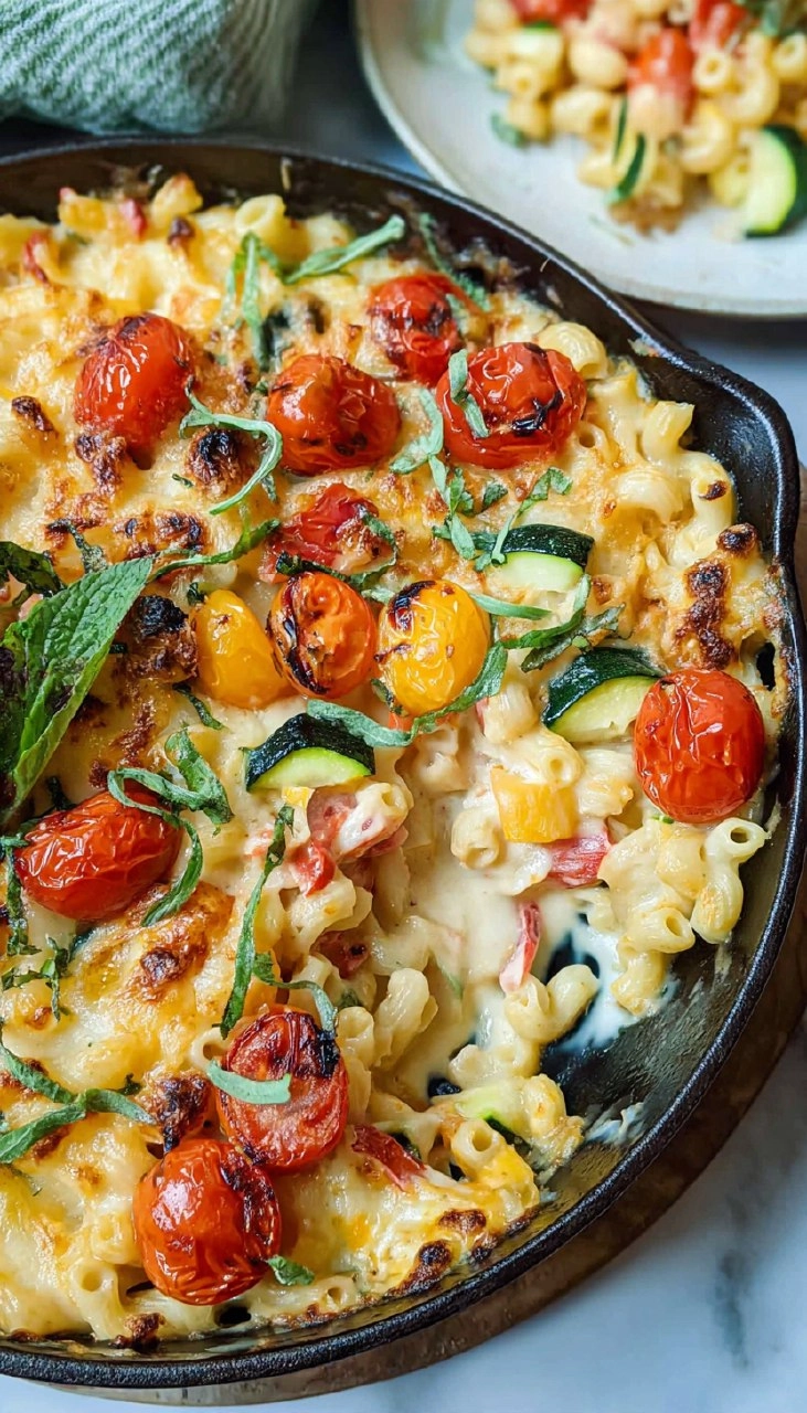 Skillet Mac And Cheese With Tomatoes And Zucchini 7 Skillet Mac And Cheese With Tomatoes And Zucchini