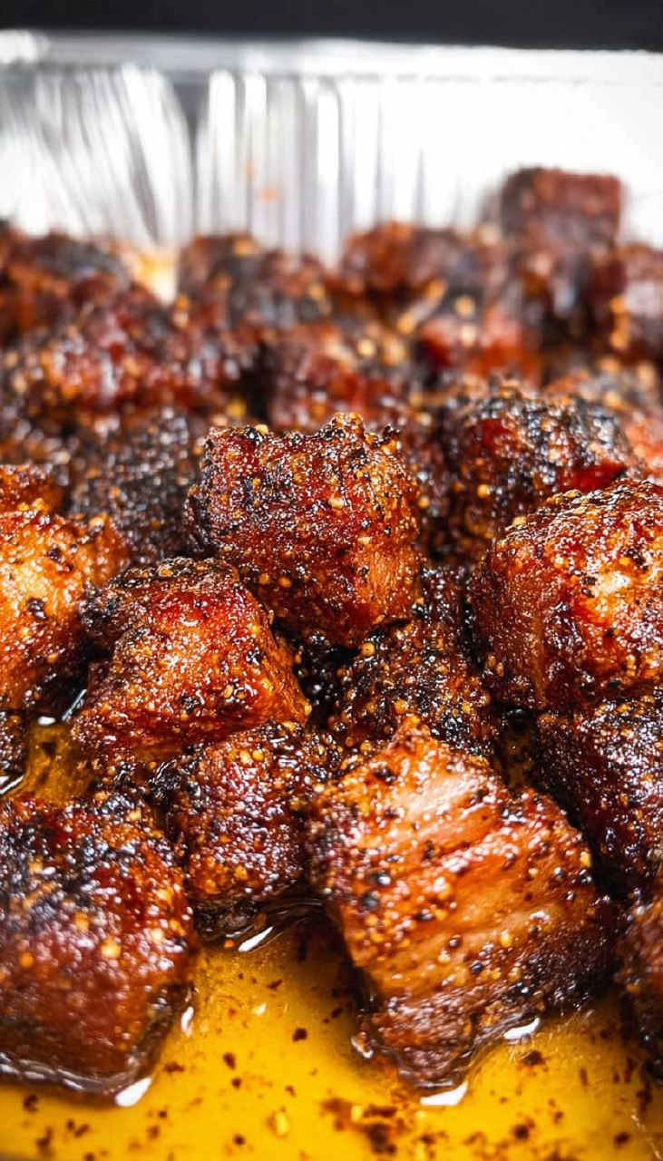Smoked Pastrami Pork Belly Burnt Ends 7 Smoked Pastrami Pork Belly Burnt Ends