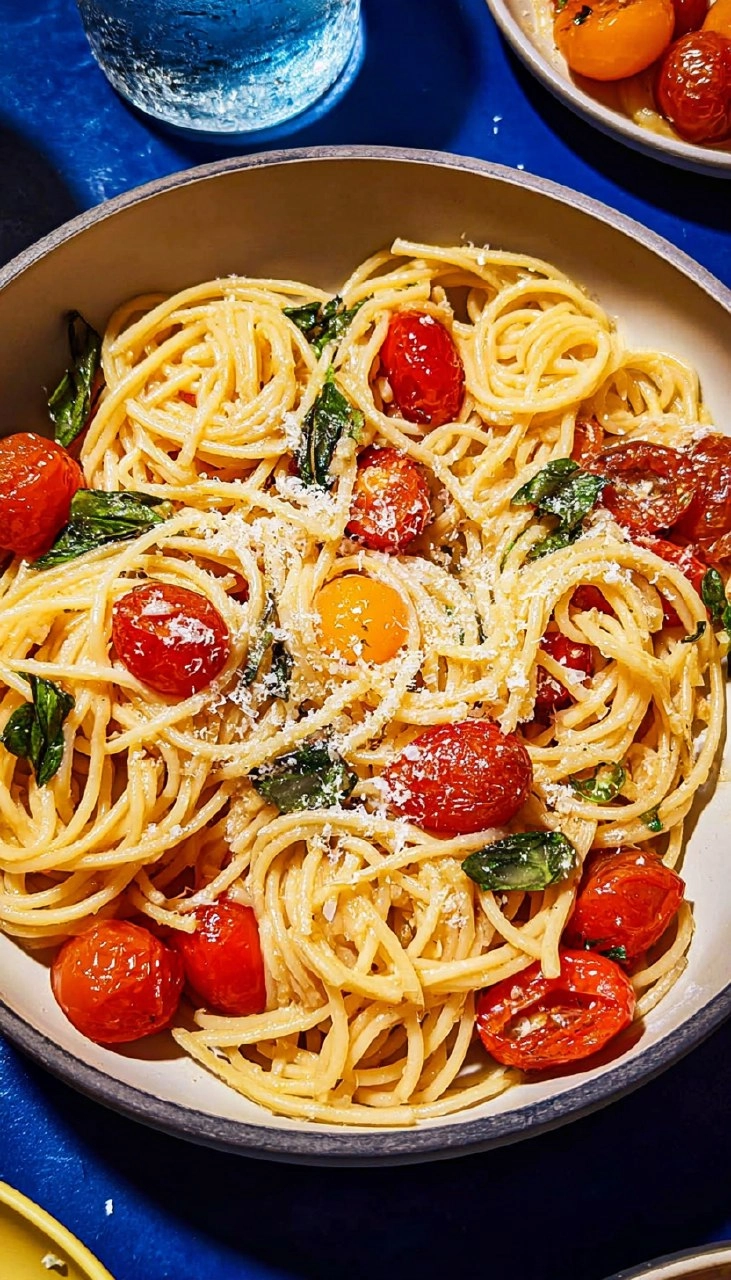 Blistered Cherry Tomato Pasta 7 Blistered Cherry Tomato Pasta
