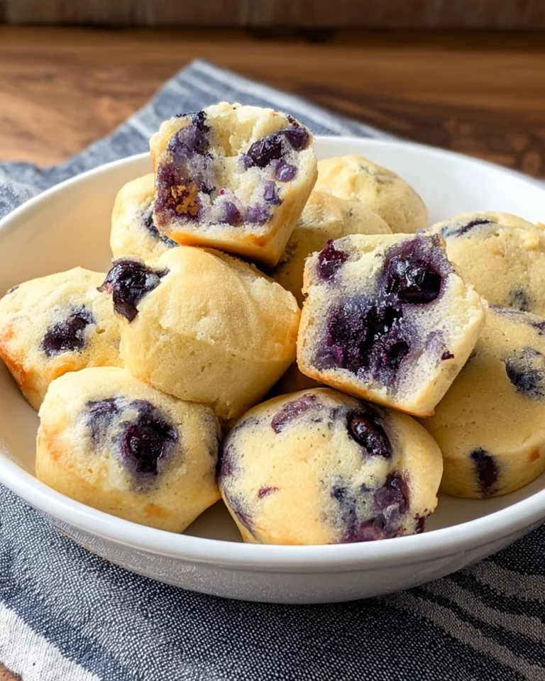 Blueberry-Pancake-Mini-Muffins-Recipe