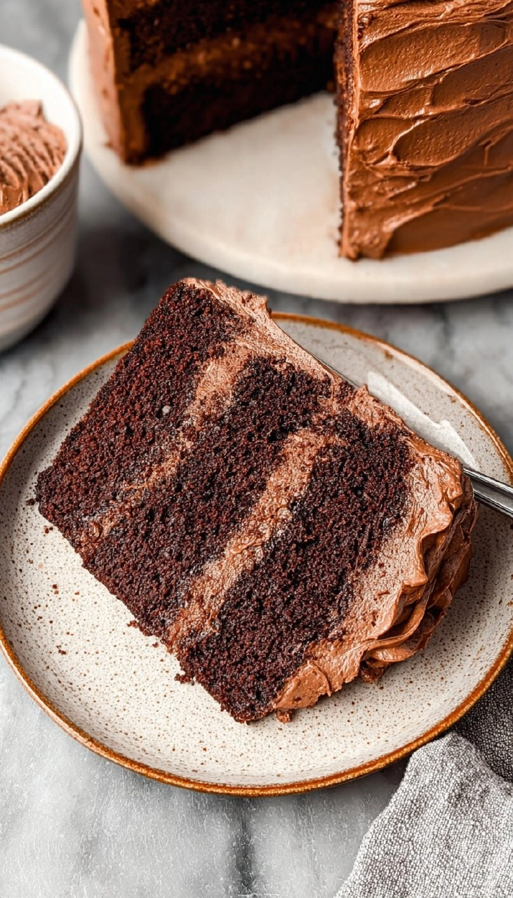 Fresh Milled Flour Chocolate Cake