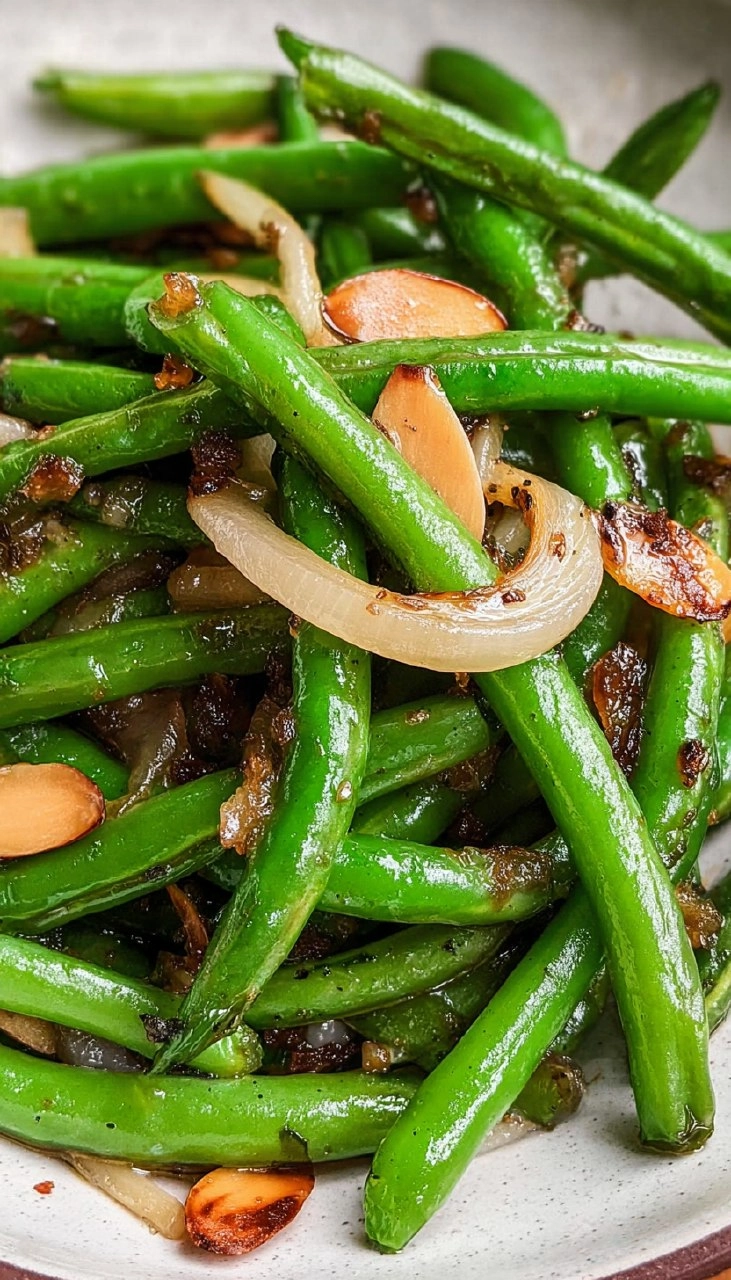 Green Beans Almondine 7 Green Beans Almondine