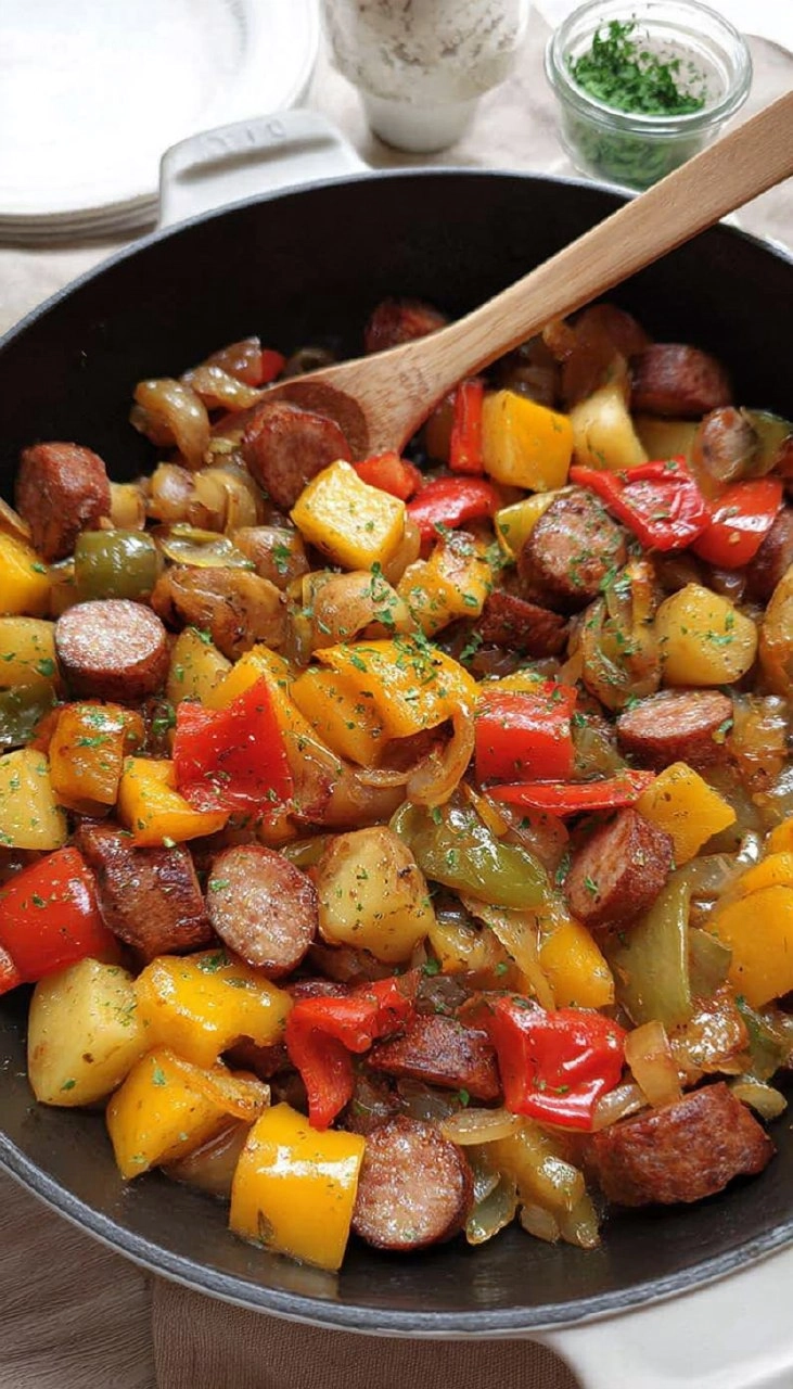 Skillet Sausage And Potatoes 7 Skillet Sausage And Potatoes