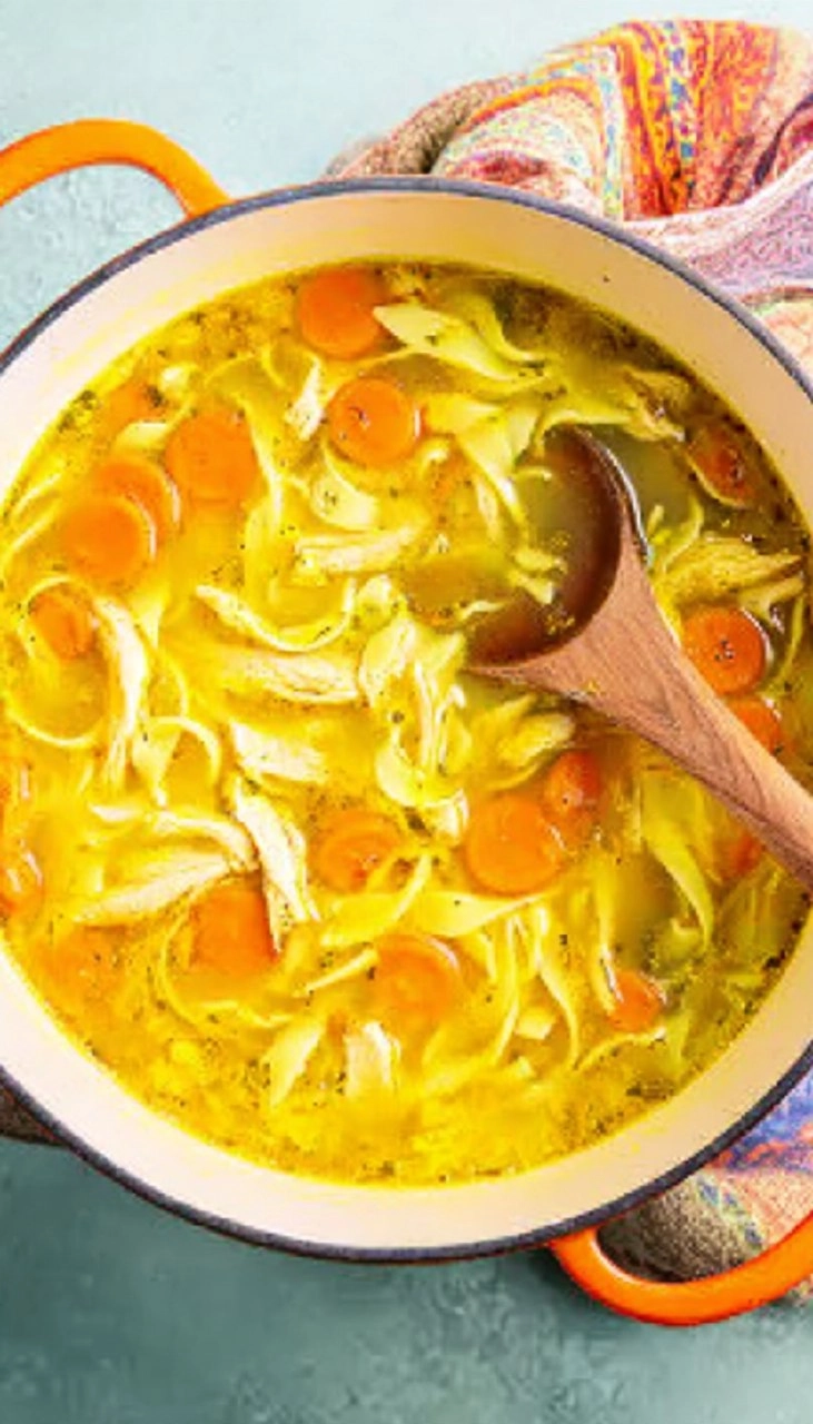Turmeric Chicken Noodle Soup