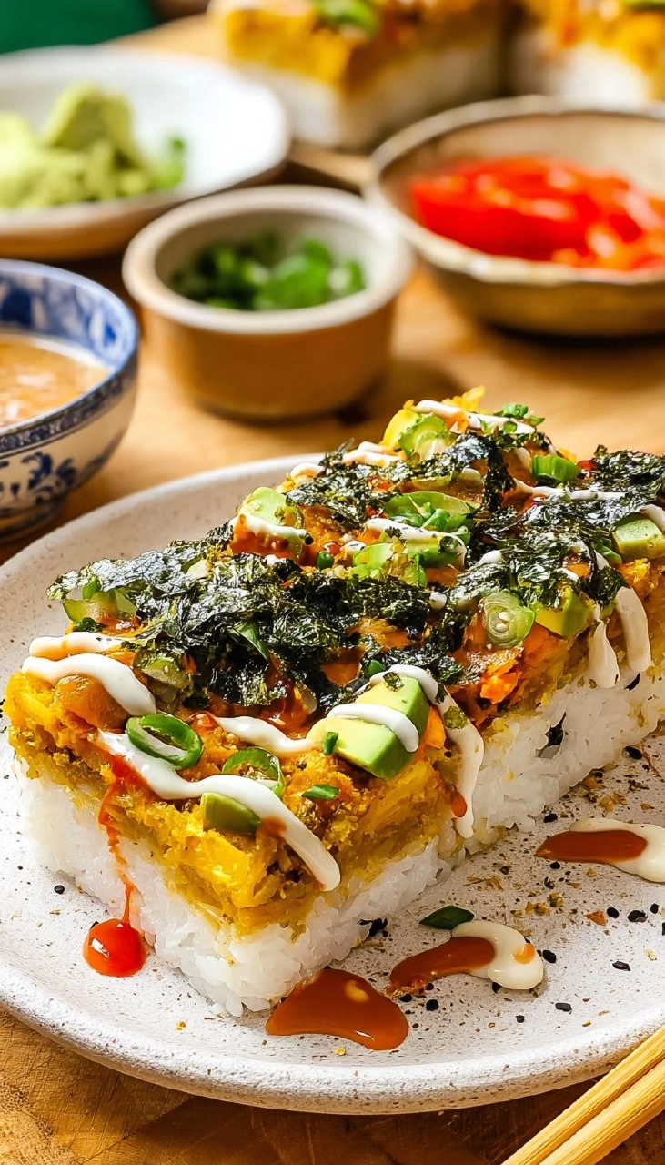 Vegetarian Sushi Bake 7 Vegetarian Sushi Bake